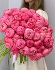 Hot Pink Peonies Bouquet