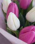 Pink & White Tulips Bouquet